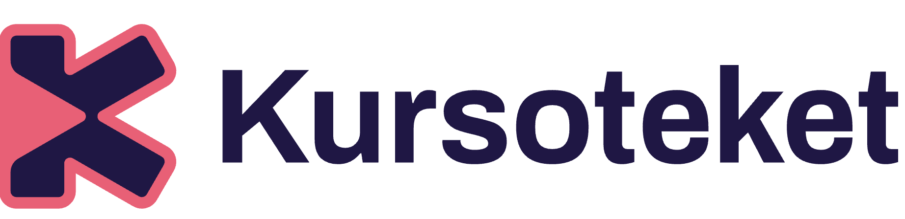 Kursoteket academy logo, Link to start page